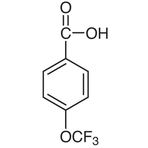 4-(Trifluoromethoxy)benzoic acid التركيب الكيميائي