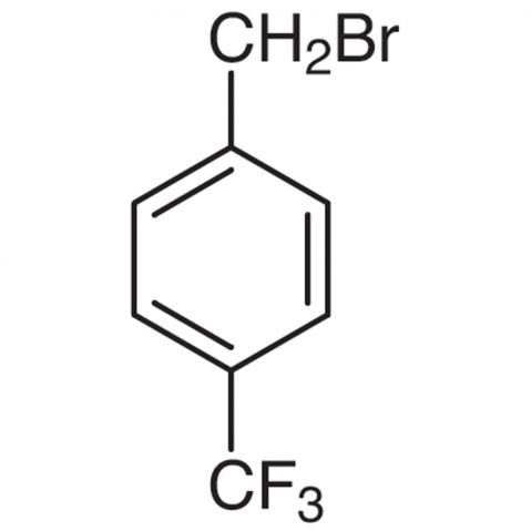 4-(Trifluoromethyl)benzyl bromide 化学構造