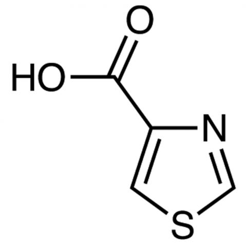 4-Thiazolecarboxylic acid التركيب الكيميائي