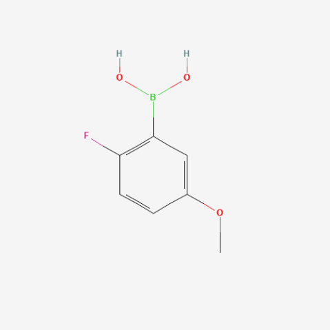 2-Fluoro-5-methoxyphenylboronic acid 化学構造