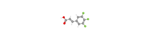 3,4,5-Trifluorocinnamic acid التركيب الكيميائي