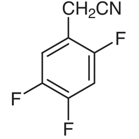 2,4,5-Trifluorophenylacetonitrile Chemical Structure