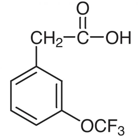 3-(Trifluoromethoxy)phenylacetic acid Chemical Structure