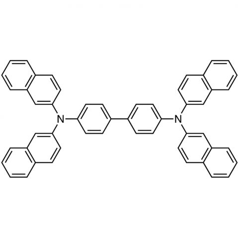 N,N,N′,N′-Tetrakis(2-naphthyl)benzidine Chemische Struktur