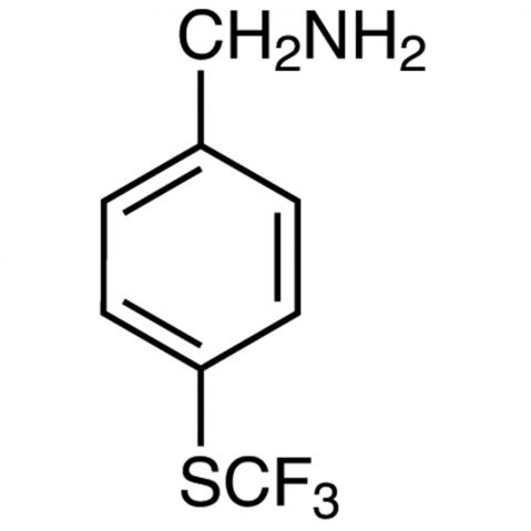 4-(Trifluoromethylthio)benzylamine Chemische Struktur