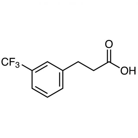 3-(3-Trifluoromethylphenyl)propionic Acid Chemical Structure