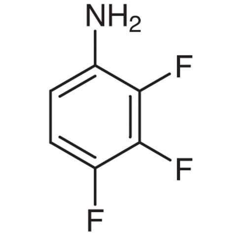 2,3,4-Trifluoroaniline Chemische Struktur