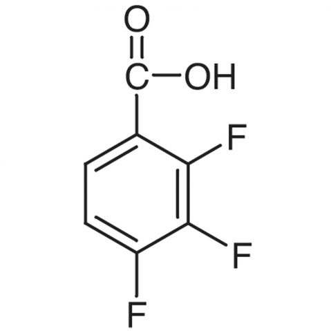 2,3,4-Trifluorobenzoic acid Chemical Structure