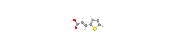 3-(2-Thienyl)-2-propenoic acid Chemische Struktur