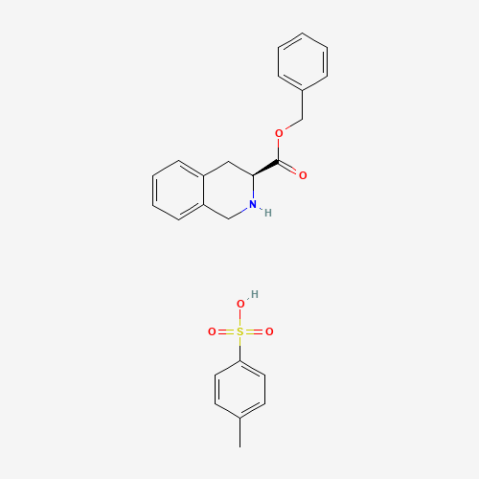 (S)-(-)-1,2,3,4-tetrahydro-3-isoquinolinecarboxylate p-toluenesulfonic acid salt Chemical Structure