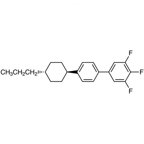 trans-3,4,5-Trifluoro-4'-(4-n-propylcyclohexyl)biphenyl Chemical Structure