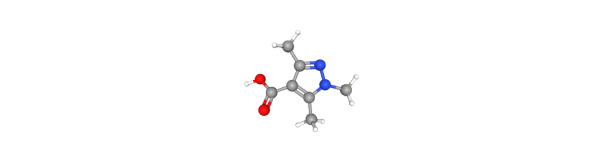 1,3,5-Trimethyl-1H-pyrazole-4-carboxylic acid التركيب الكيميائي