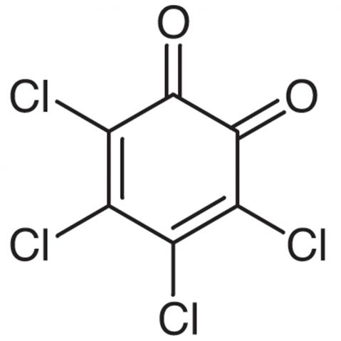 Tetrachloro-o-benzoquinone Chemische Struktur