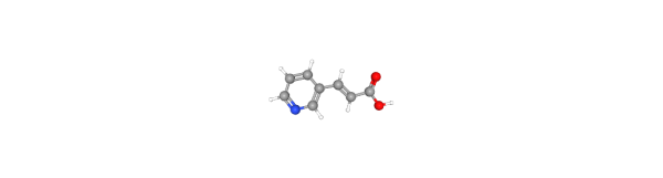 trans-3-(3-Pyridyl)acrylic acid التركيب الكيميائي