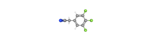 3,4,5-Trifluorophenylacetonitrile Chemical Structure