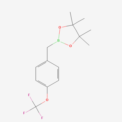 4-(Trifluoromethoxy)benzylboronic acid pinacol ester التركيب الكيميائي