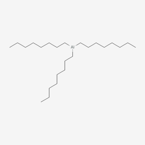 Trioctylaluminum 化学構造