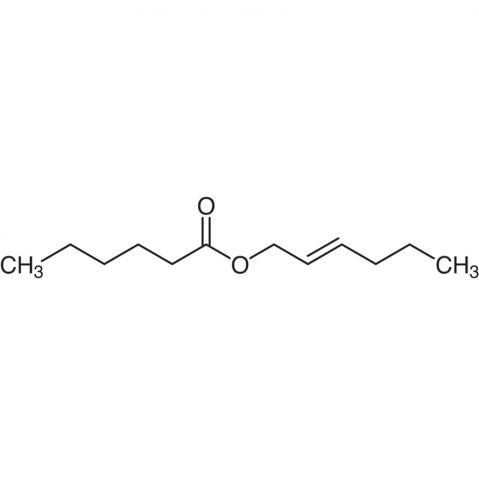 trans-2-Hexenyl Hexanoate Chemische Struktur