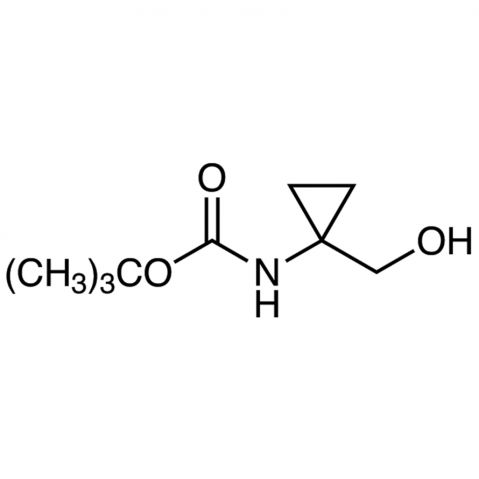 [1-(tert-Butoxycarbonylamino)cyclopropyl]methanol Chemical Structure