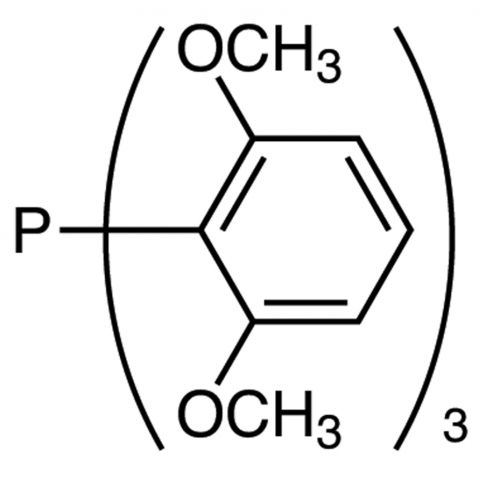 Tris(2,6-dimethoxyphenyl)phosphine Chemical Structure