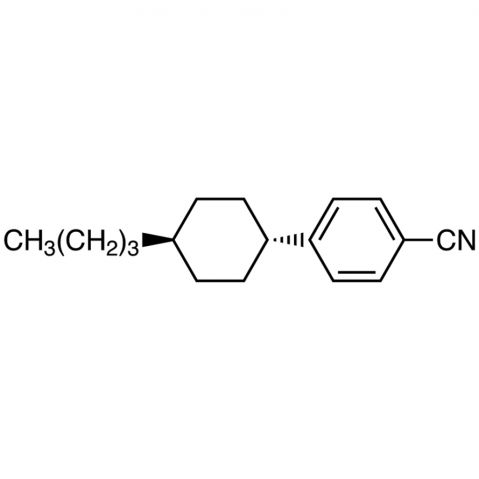 4-(trans-4-Butylcyclohexyl)benzonitrile Chemische Struktur