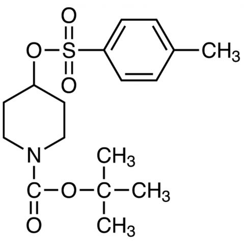 1-(tert-Butoxycarbonyl)-4-(p-toluenesulfonyloxy)piperidine Chemical Structure