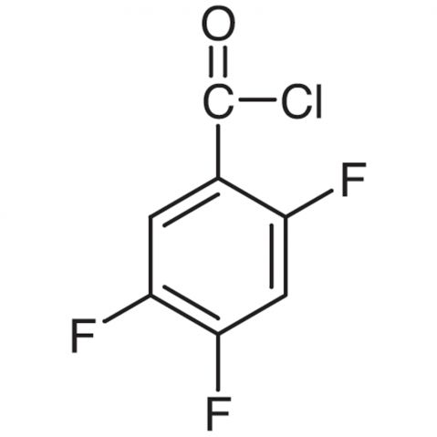 2,4,5-Trifluorobenzoyl Chloride Chemical Structure