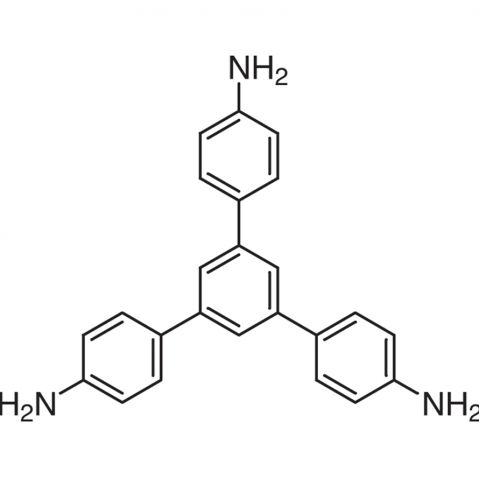 1,3,5-Tris(4-aminophenyl)benzene 化学構造