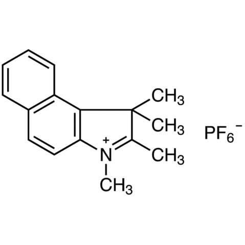 1,1,2,3-Tetramethyl-1H-benzo[e]indolium Hexafluorophosphate Chemical Structure