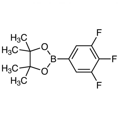 4,4,5,5-Tetramethyl-2-(3,4,5-trifluorophenyl)-1,3,2-dioxaborolane Chemische Struktur