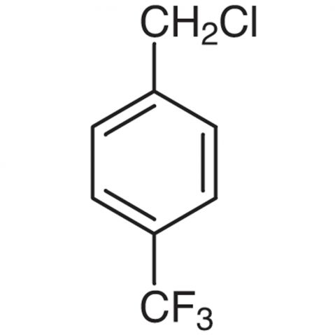 4-(Trifluoromethyl)benzyl Chloride 化学構造