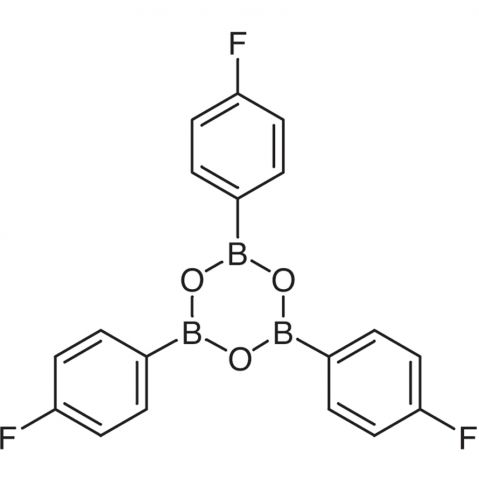 2,4,6-Tris(4-fluorophenyl)boroxin التركيب الكيميائي