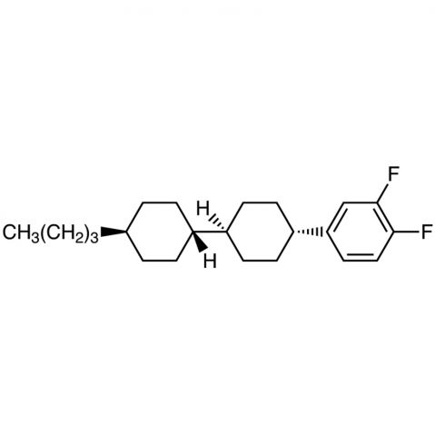 trans,trans-4'-Butyl-4-(3,4-difluorophenyl)bicyclohexyl Chemische Struktur