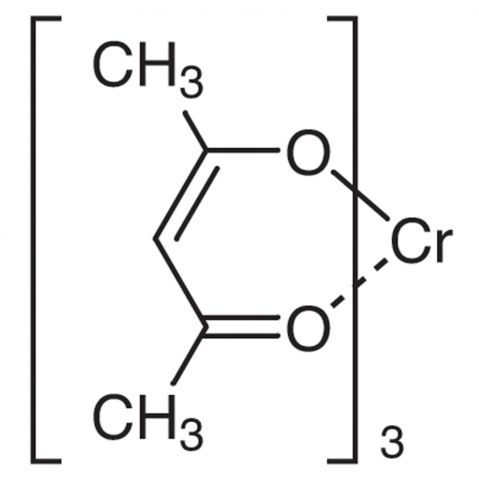 Tris(2,4-pentanedionato)chromium(III) Chemical Structure