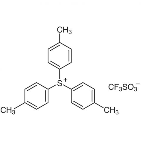 Tri-p-tolylsulfonium Trifluoromethanesulfonate Chemical Structure