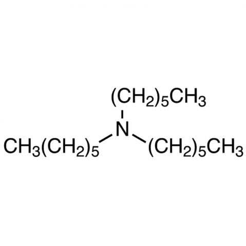 Trihexylamine Chemische Struktur