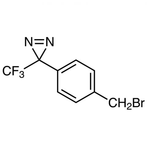 4-[3-(Trifluoromethyl)-3H-diazirin-3-yl]benzyl Bromide Chemische Struktur