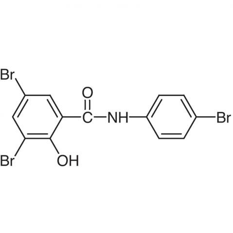 3,5,4'-Tribromosalicylanilide Chemische Struktur