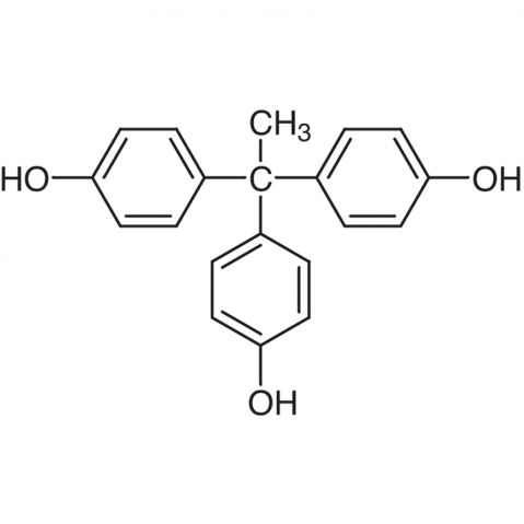 1,1,1-Tris(4-hydroxyphenyl)ethane 化学構造