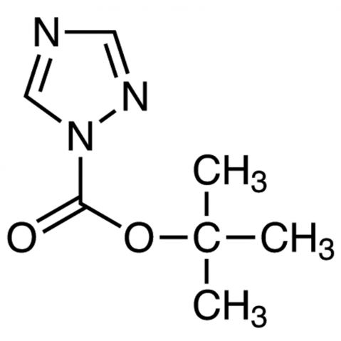 1-tert-Butoxycarbonyl-1,2,4-triazole Chemische Struktur