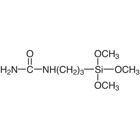 1-[3-(Trimethoxysilyl)propyl]urea 化学構造