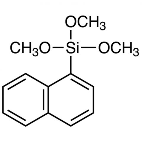 1-(Trimethoxysilyl)naphthalene التركيب الكيميائي