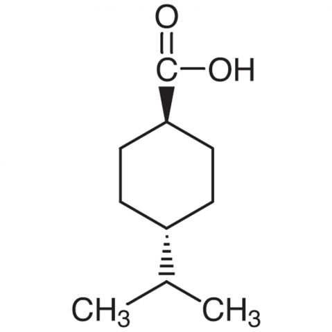 trans-4-Isopropylcyclohexanecarboxylic Acid Chemische Struktur