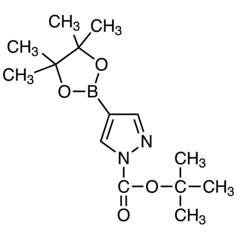 1-(tert-Butoxycarbonyl)-4-(4,4,5,5-tetramethyl-1,3,2-dioxaborolan-2-yl)pyrazole Chemical Structure