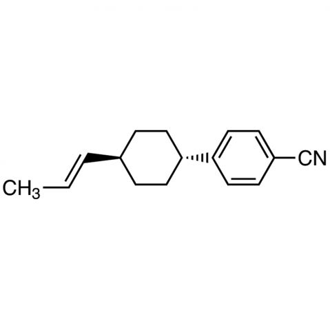 4-[trans-4-[(E)-1-Propenyl]cyclohexyl]benzonitrile Chemical Structure