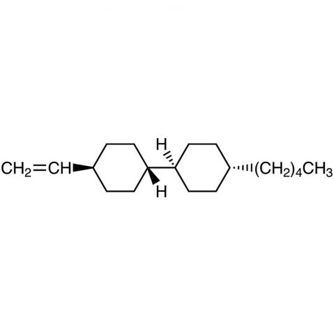 trans,trans-4-Pentyl-4'-vinylbicyclohexyl Chemische Struktur