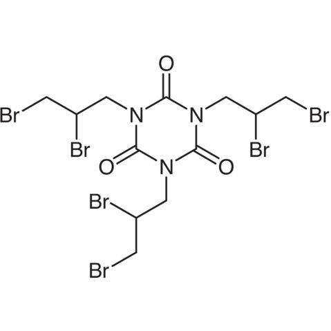 Tris(2,3-dibromopropyl) Isocyanurate Chemische Struktur