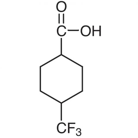 4-(Trifluoromethyl)cyclohexanecarboxylic Acid (cis- and trans- mixture) 化学構造