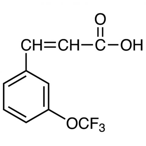 3-(Trifluoromethoxy)cinnamic Acid Chemische Struktur