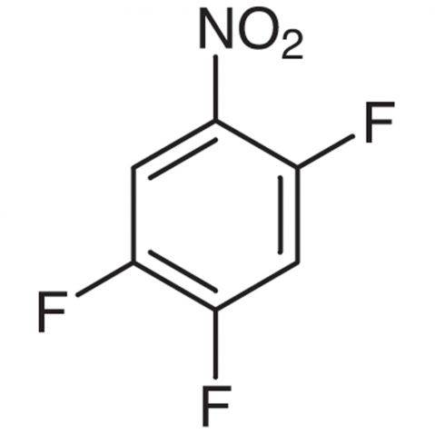 2,4,5-Trifluoronitrobenzene Chemical Structure